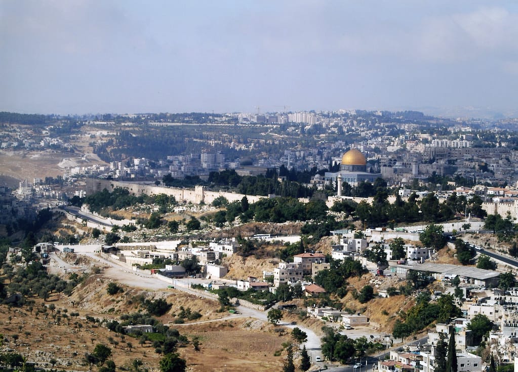 A view of Jerusalem from Mount Scopus
